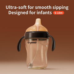 Thyseed no-spill lid demonstrates leak prevention for on-the-go use