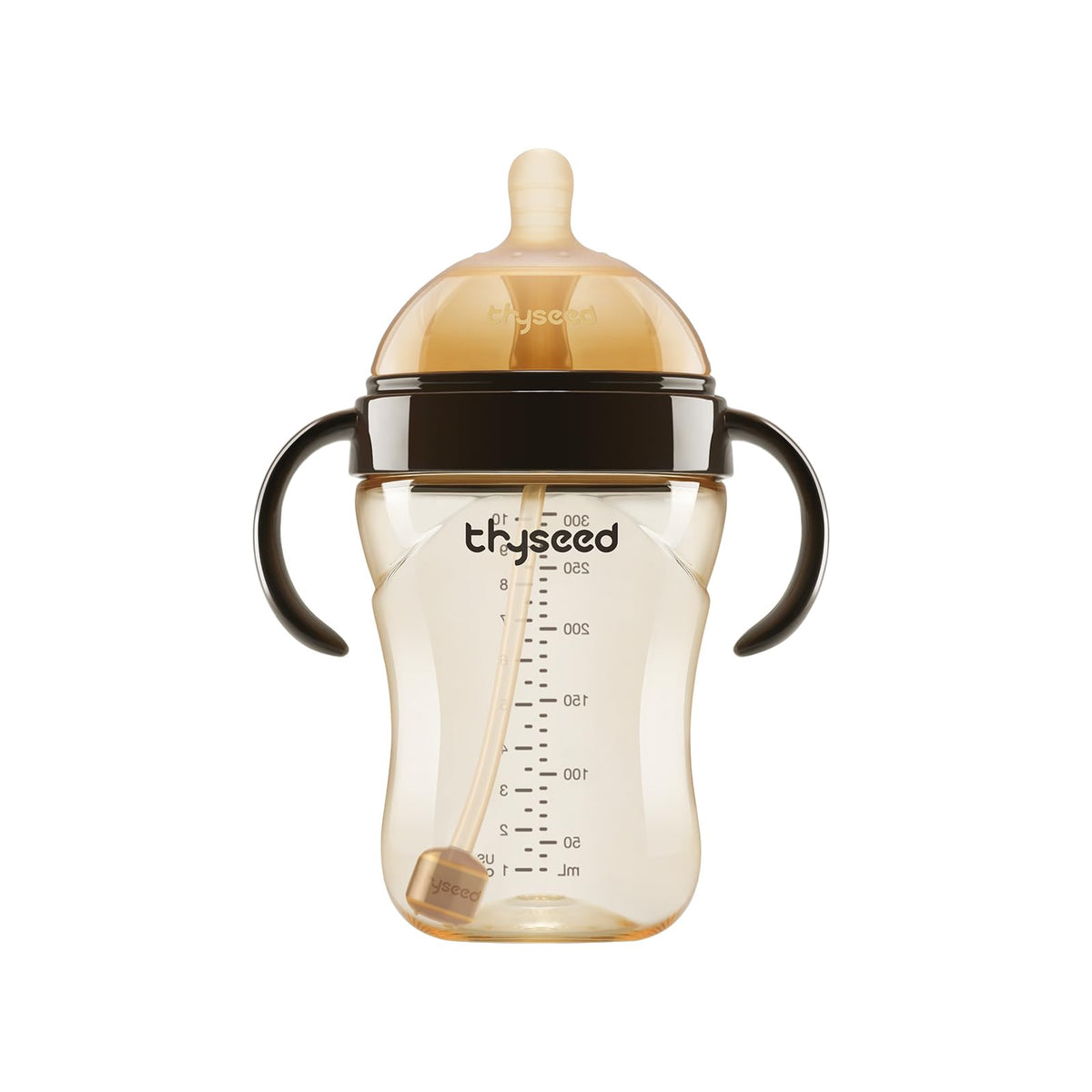 Thyseed PPSU natural breast-like bottle outer view for daily feeding comfort and safety.