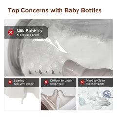 thyseed sealed design bottle prevents leaks during feeding