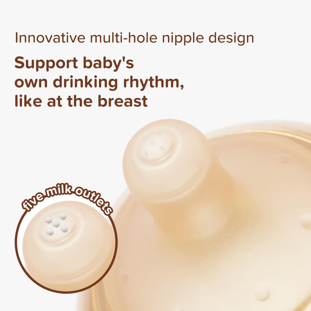 Thyseed travel-friendly bottle component for on-the-go feeding