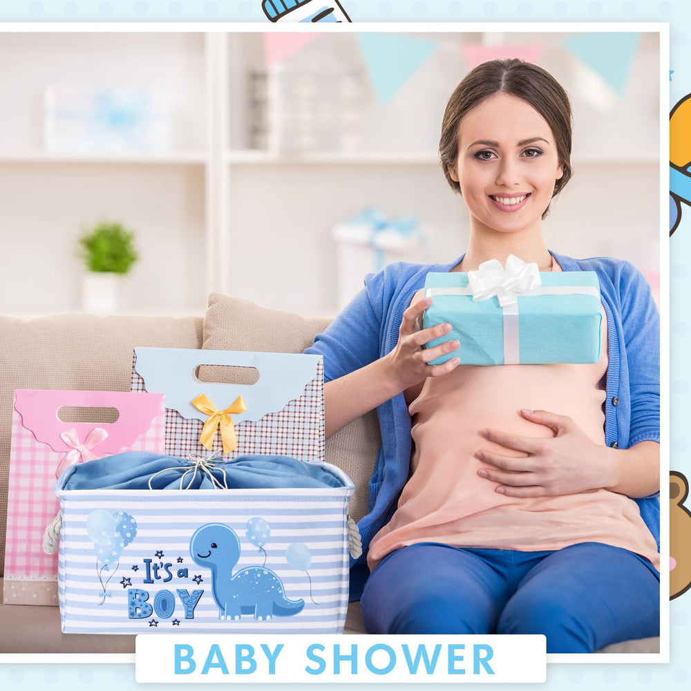 Tiangrid drawstring-closure baby storage shown in use for quick access