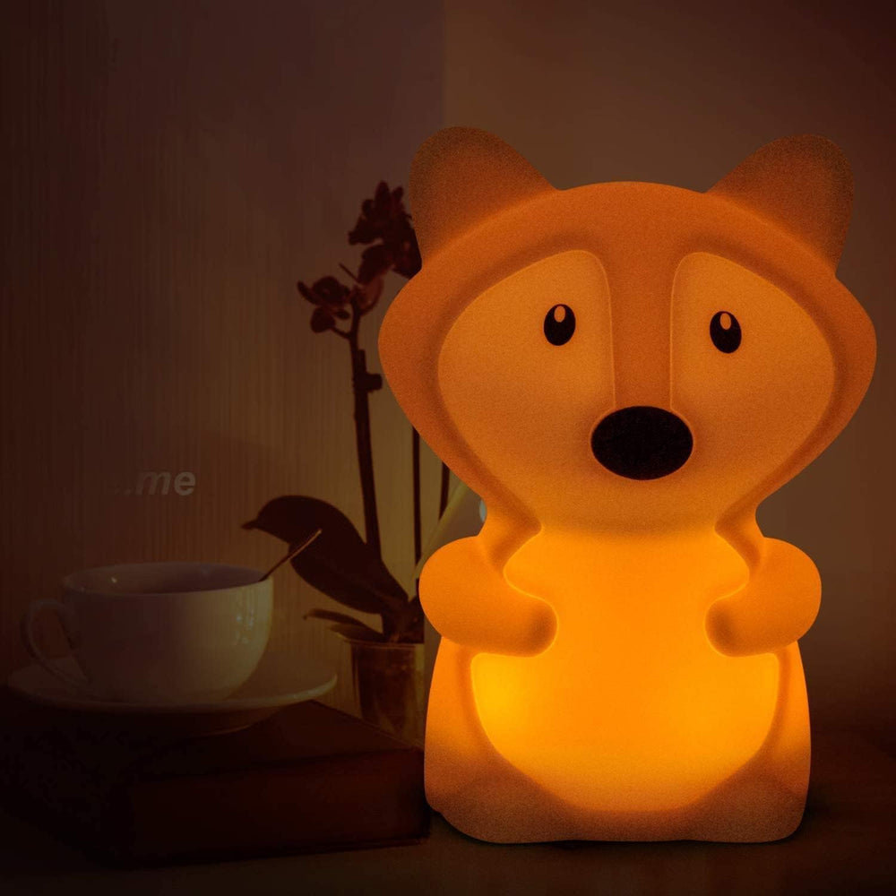 Tianhaixing animal-shaped night light crafted in soft silicone for kids.