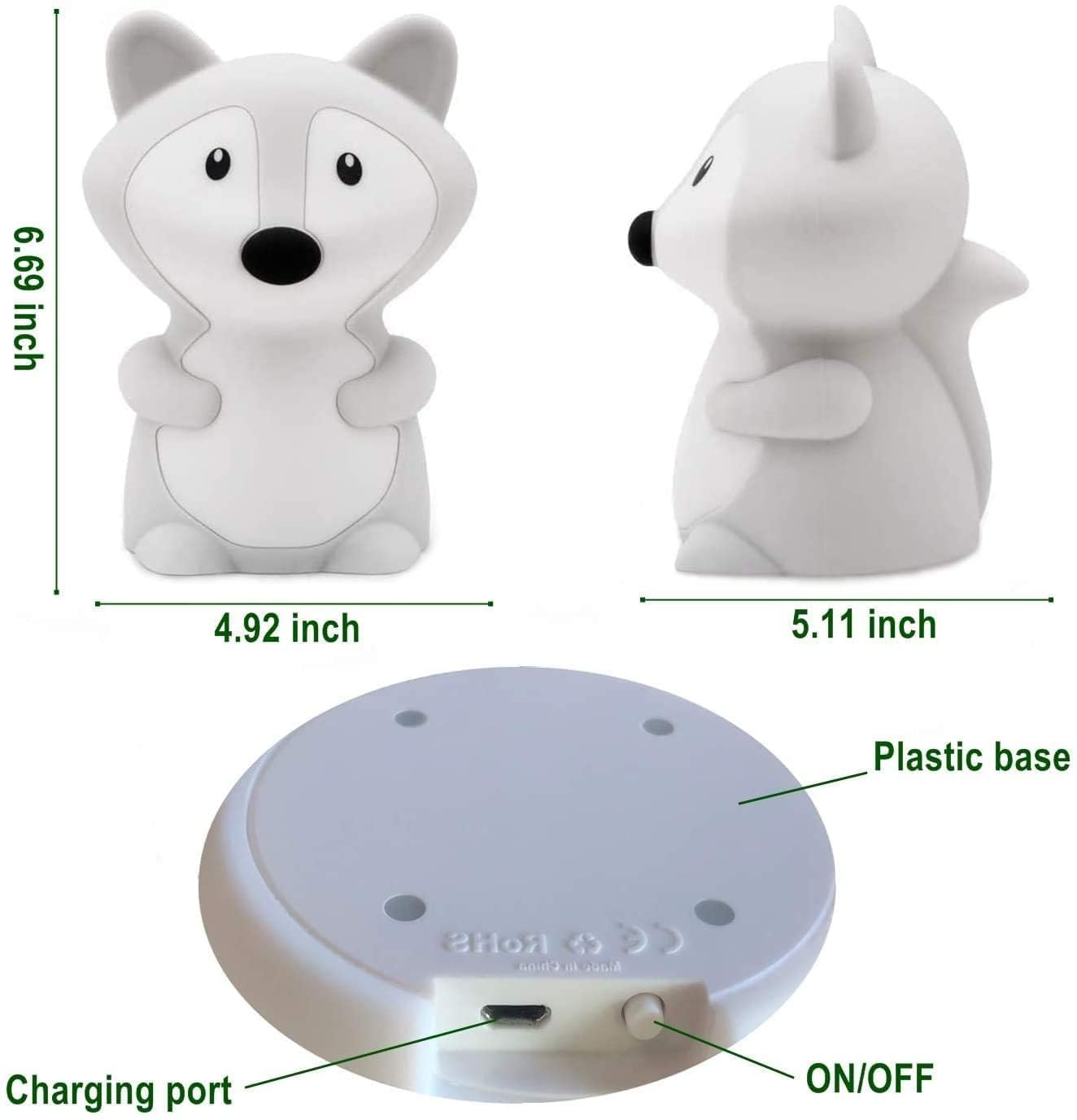 Tianhaixing night light reacting to clap control for quick illumination.