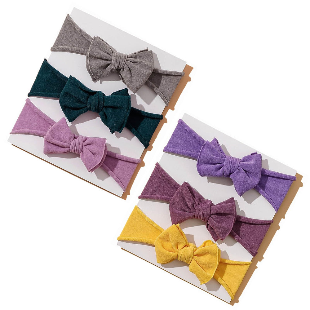 Tianhoudeger baby headbands in six colors for versatile outfits