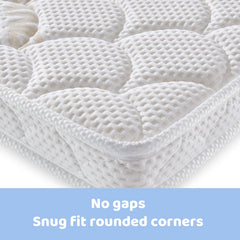Tiankehan mini crib mattress firm support supports baby's growing body.
