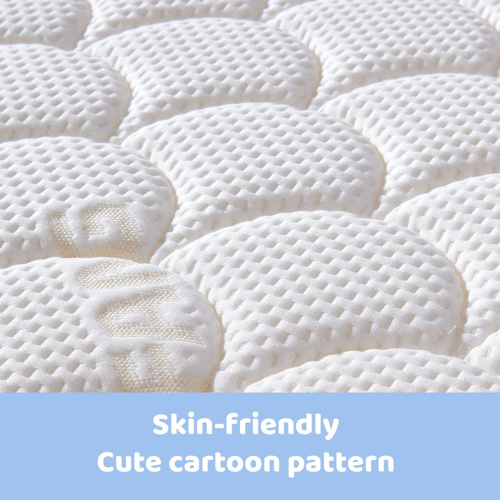 Tiankehan mini crib mattress quiet surface reduces tossing and rolling.