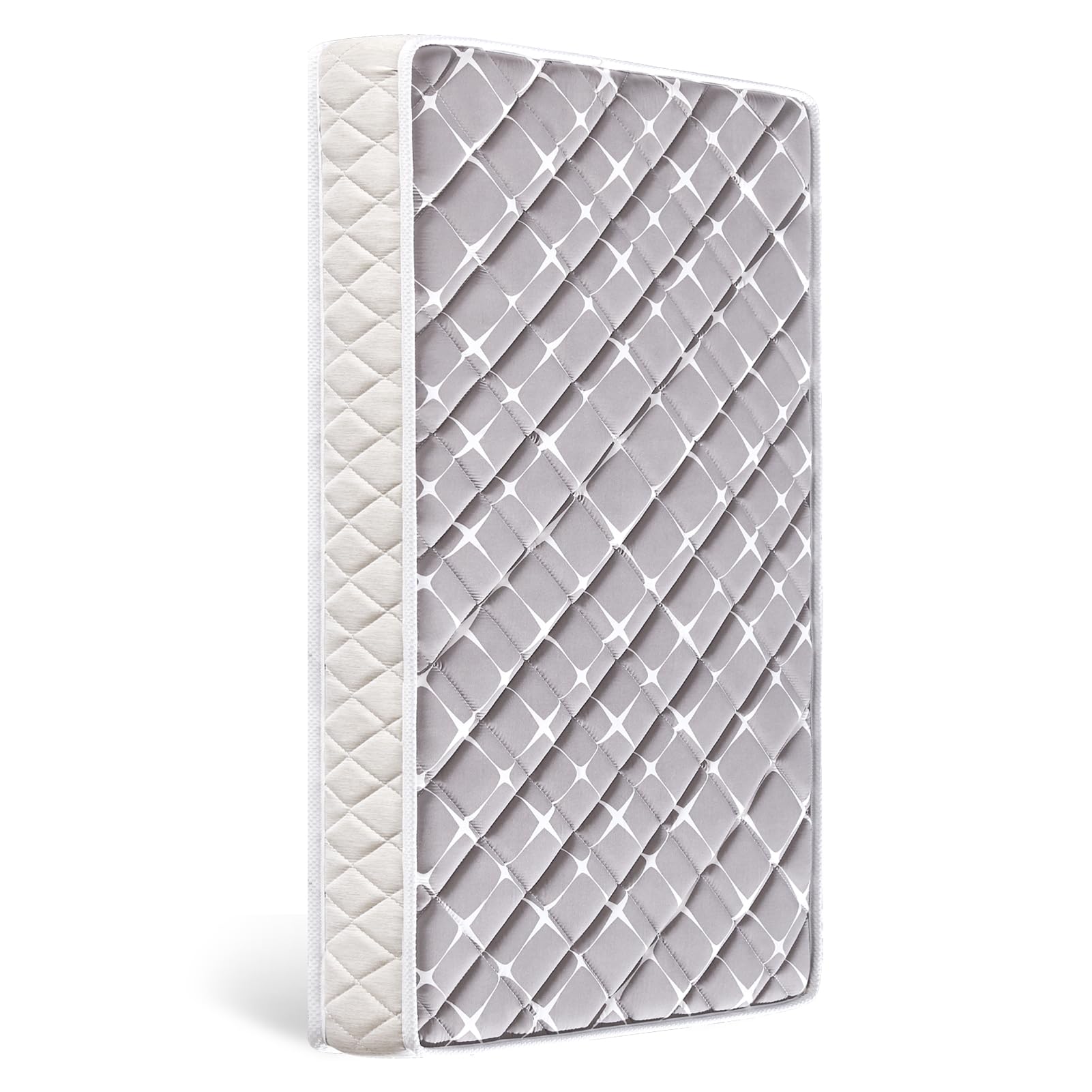 Tiankehan premium dual-sided crib mattress front view highlighting firm infant support.