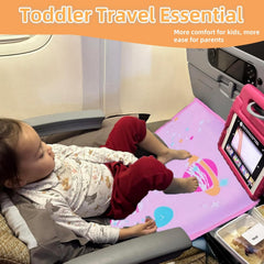 Rdttlv toddler airplane bed folded for compact travel.