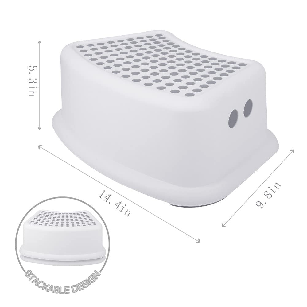 Tiawudi Step Stool 2-Pack shows dual steps promoting toddler independence.