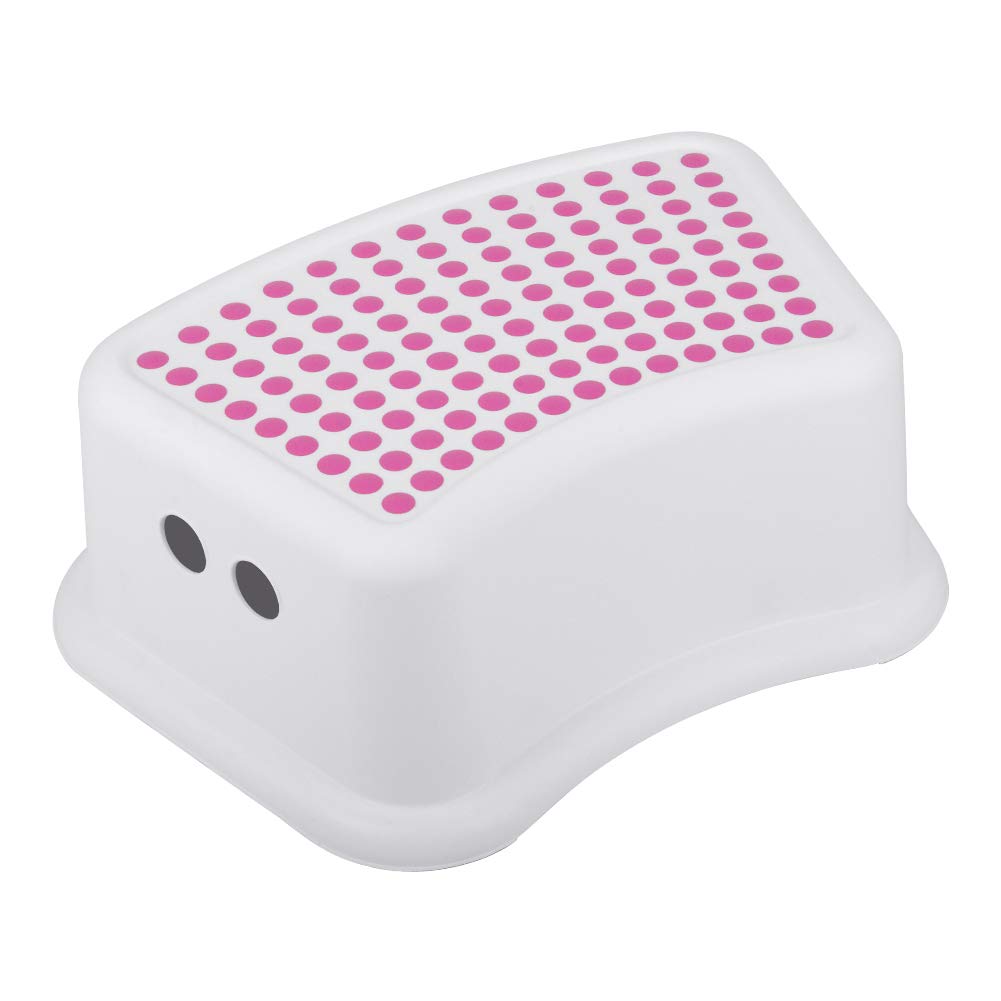 Tiawudi Step Stool 2-Pack pink kid-reaching-sink aids daily hygiene routines.