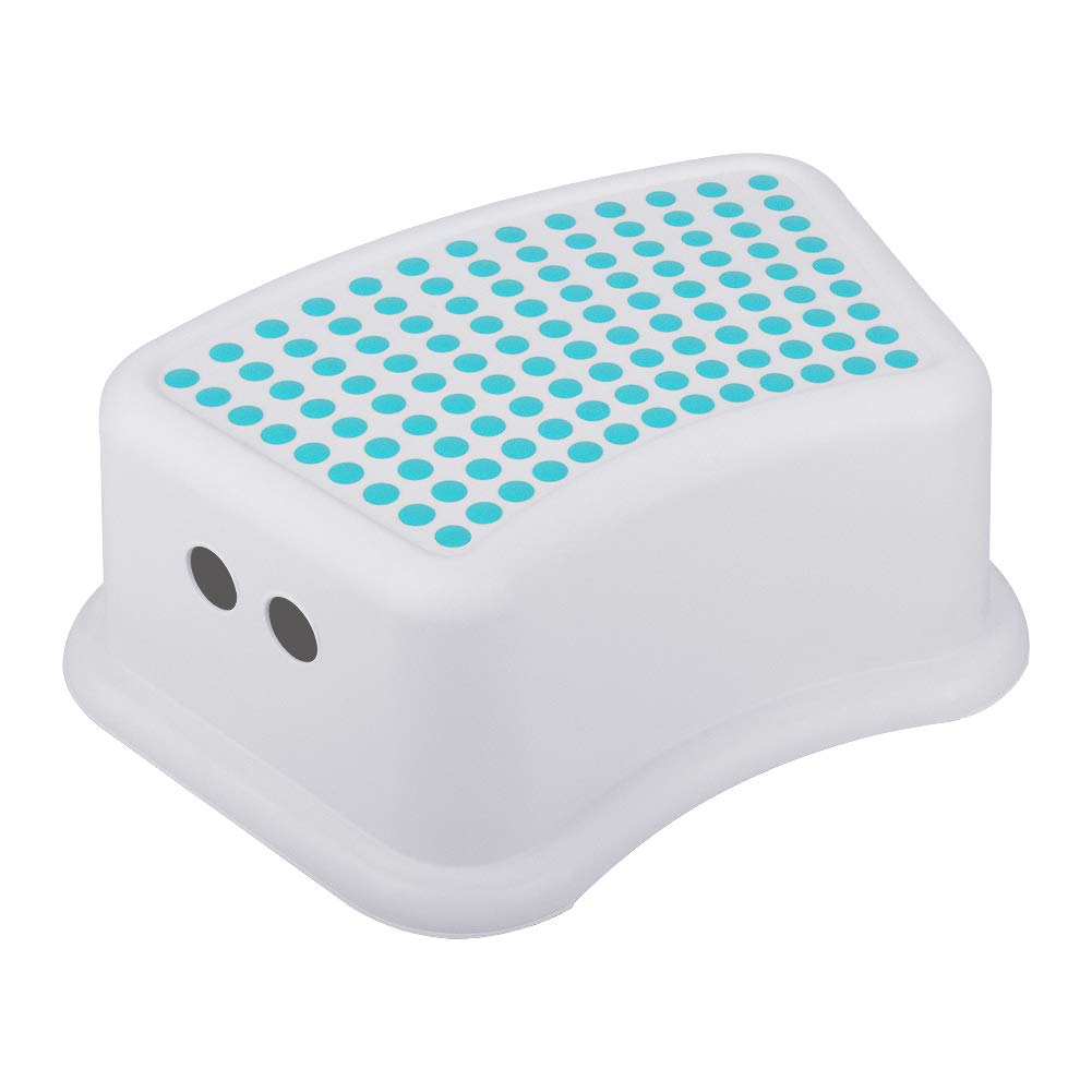 Tiawudi step stool blue kid use at potty time.