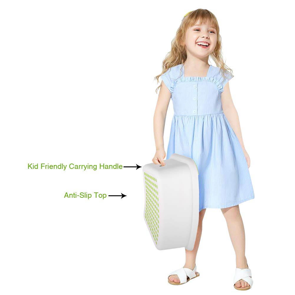 Tiawudi Step Stool green dual-pack non-slip-detail indicates safe grip surface.