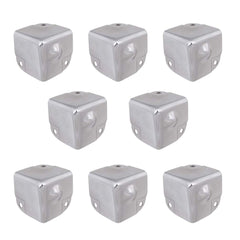 Tiazza corner protectors with galvanized silver finish guard box edges