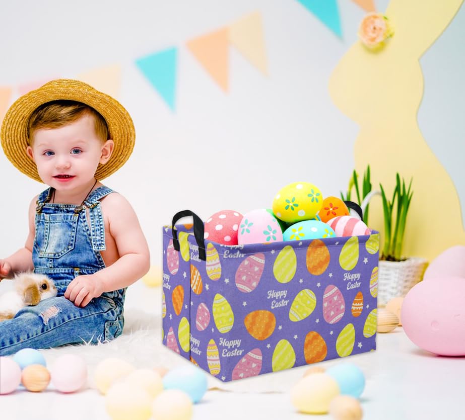 TIBAOLOVER baby storage basket purple side pocket demonstrates lightweight durability.