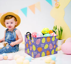 TIBAOLOVER baby storage basket purple side pocket demonstrates lightweight durability.