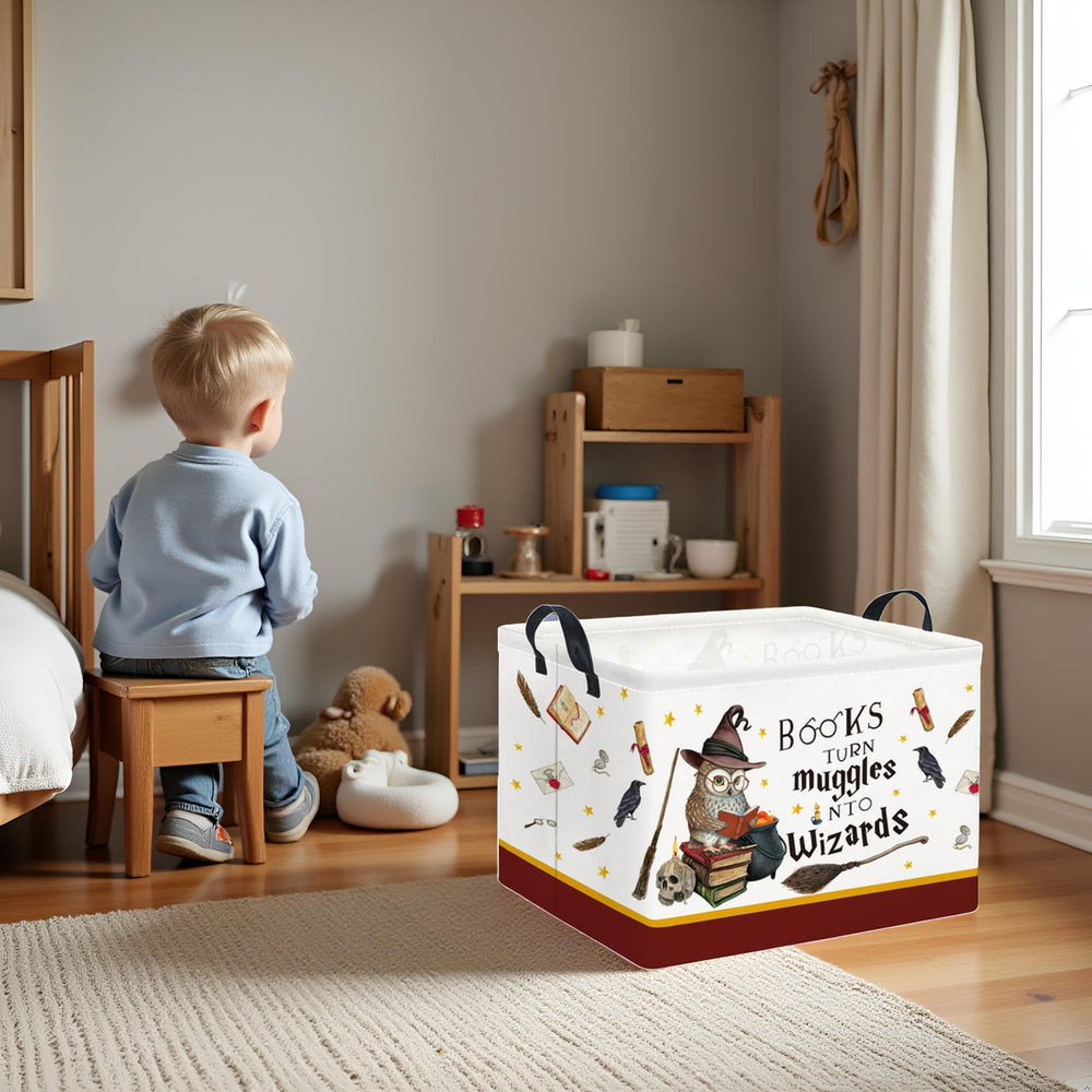 TIBAOLOVER storage basket in a child's room organized for toys and books.