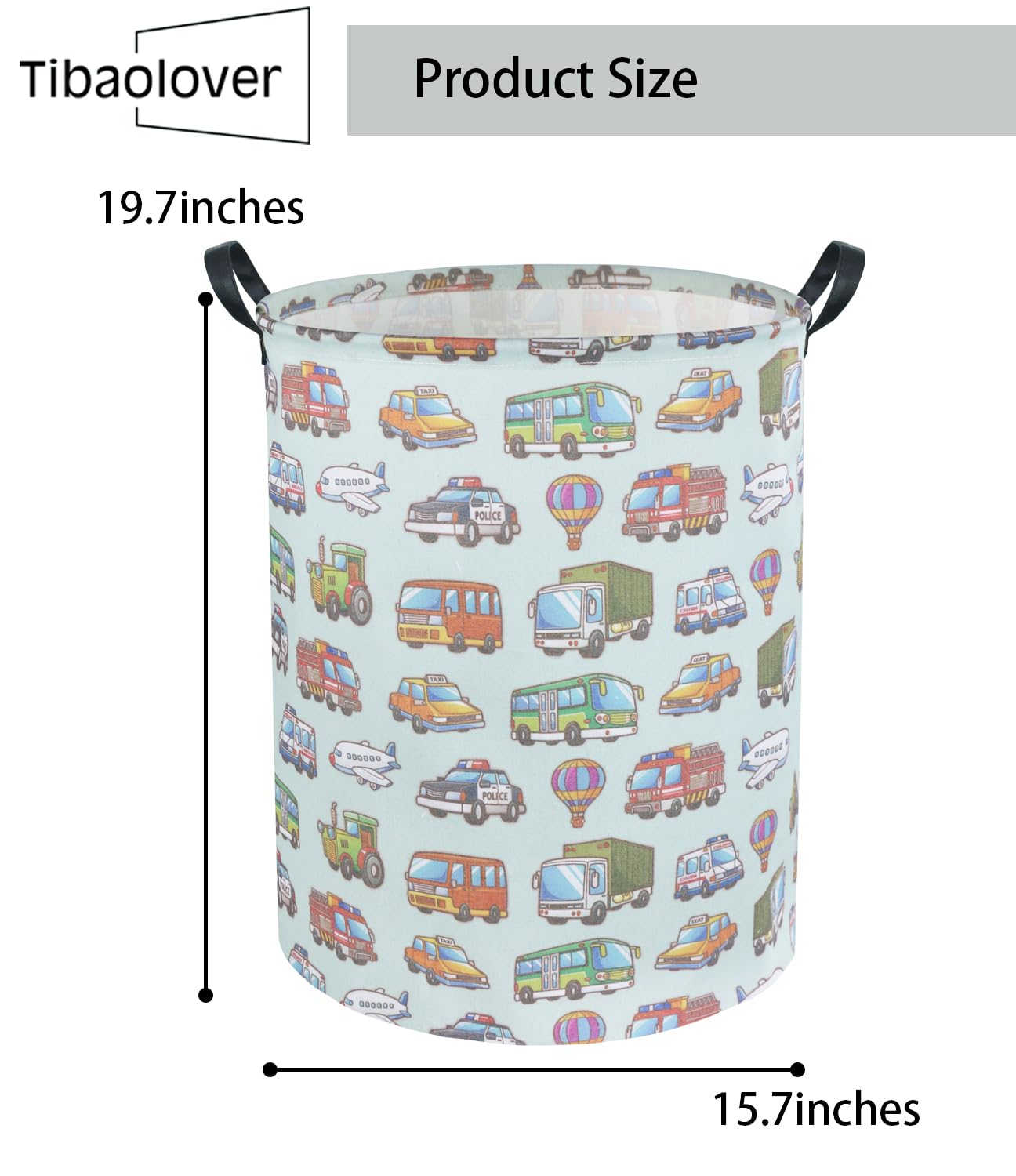 TIBAOLOVER car kids laundry basket toy-storage keeps playrooms tidy.