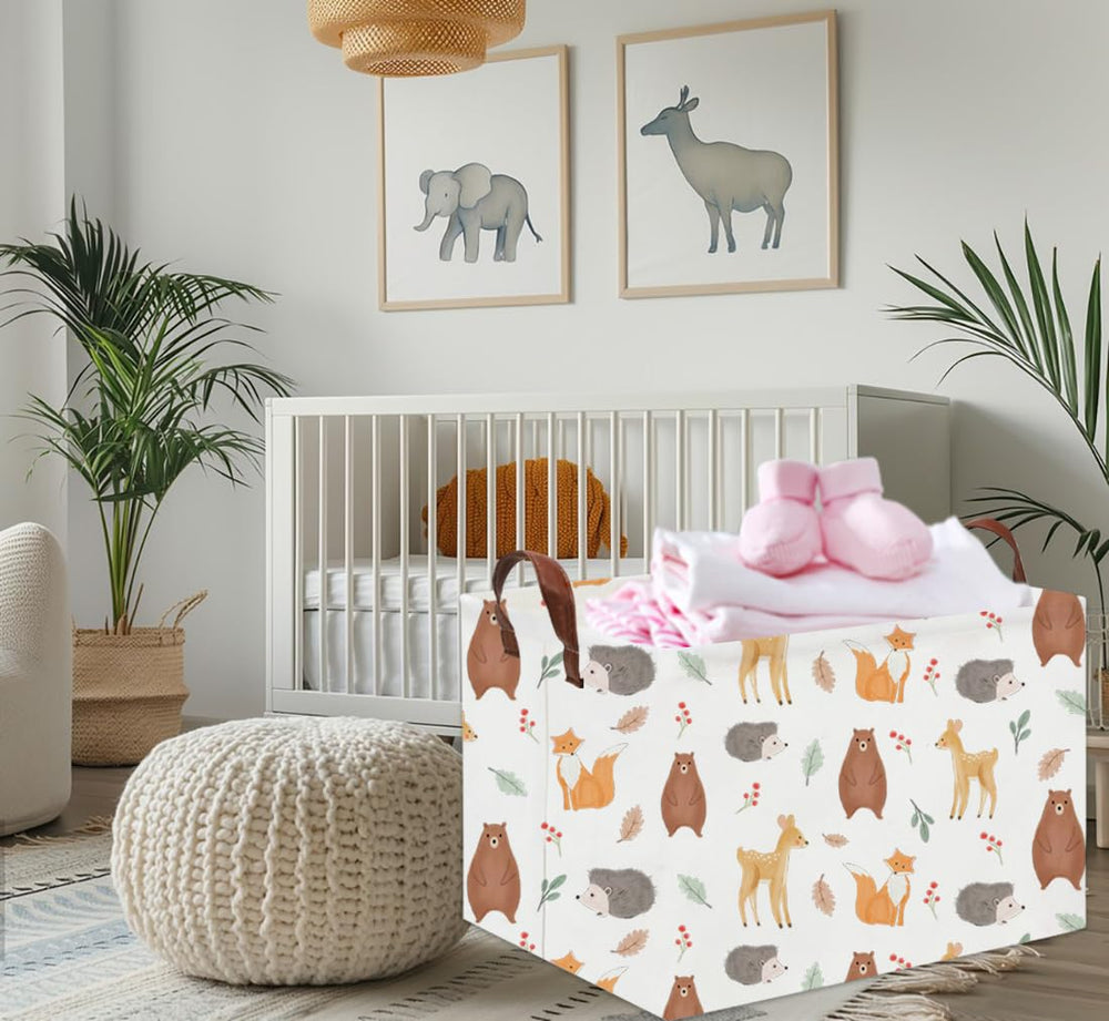 tibaolover collapsible kids basket flat fold design for easy stowing.
