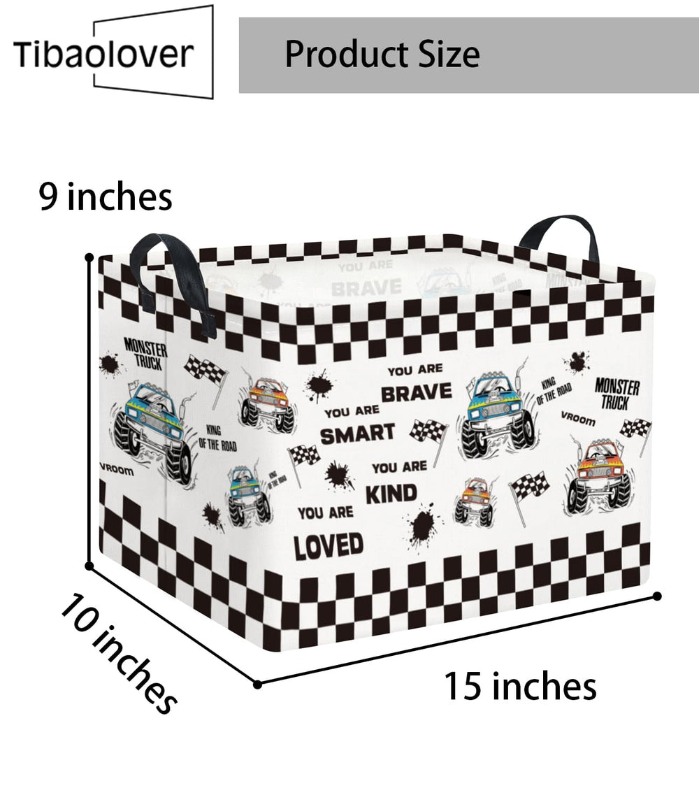 TIBAOLOVER storage basket shown as home decor on a shelf for organization.