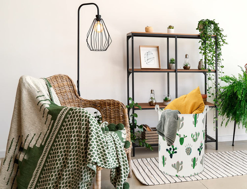 TIBAOLOVER cactus side view fits compact spaces and corners.