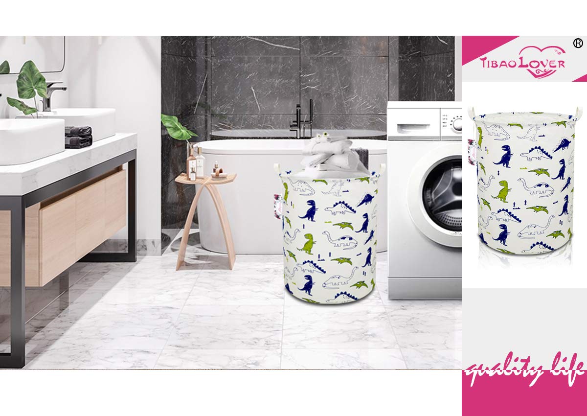 TIBAOLOVER laundry hamper with durable moisture-resistant inner coating.