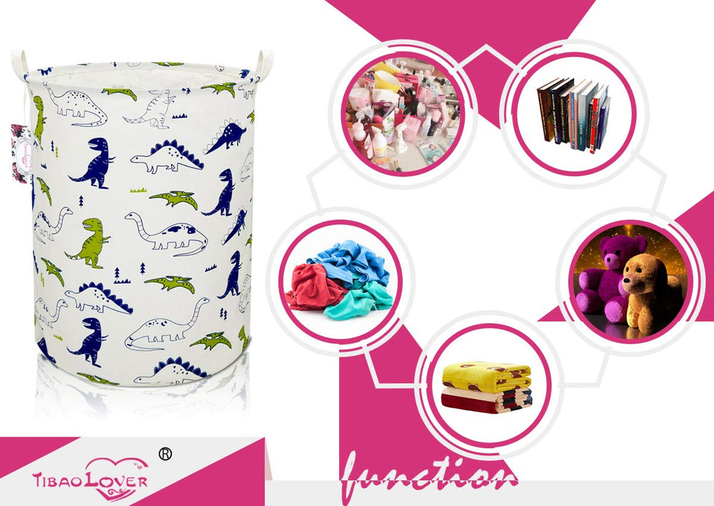 TIBAOLOVER polychrome dinosaurs decor enhances kids room.