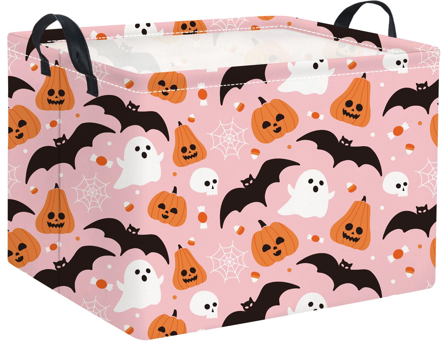 TIBAOLOVER rectangular baby basket folded for space-saving organization.