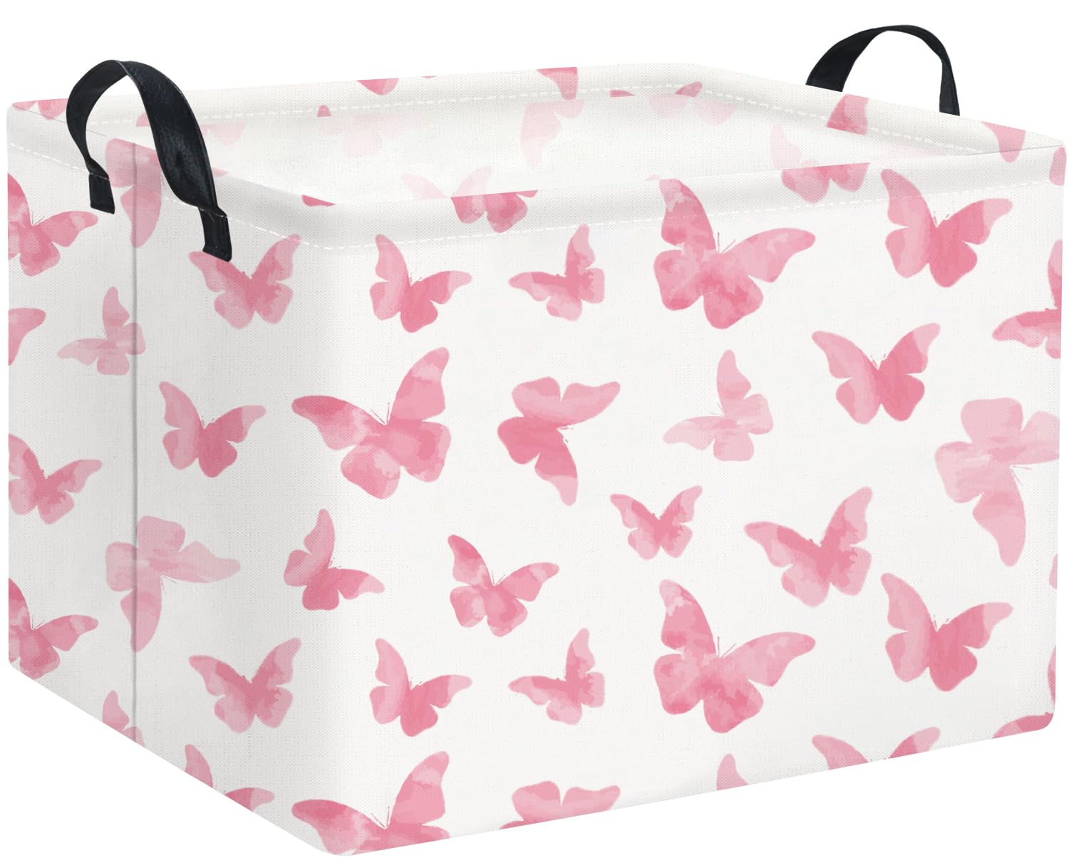TIBAOLOVER rectangular butterfly basket foldable design for clutter control.