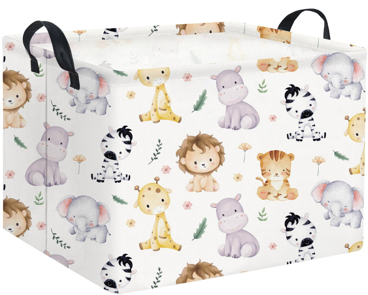 TIBAOLOVER rectangular kids storage basket close-up texture demonstrates durable fabric for daily use.