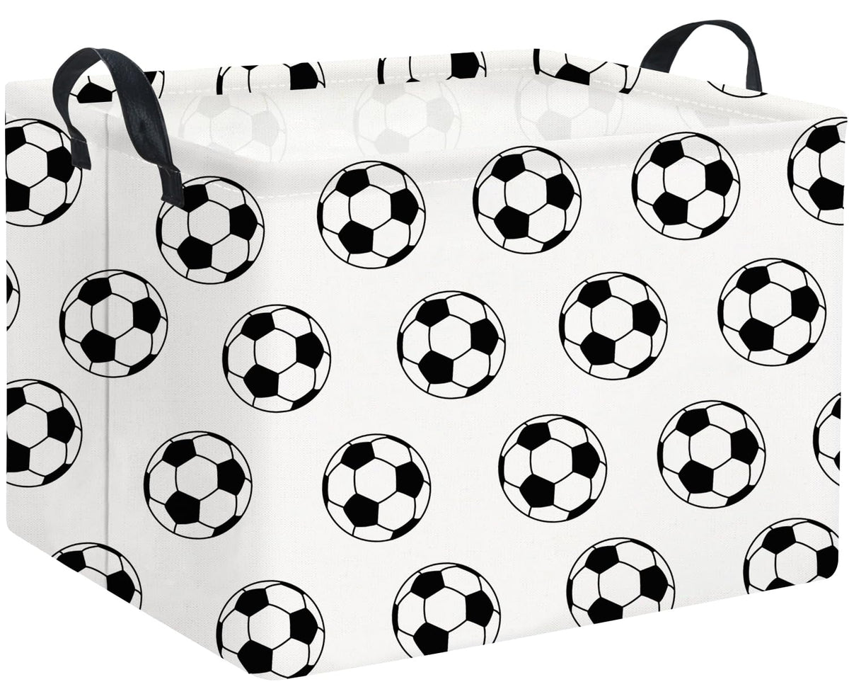 TIBAOLOVER rectangular soccer basket keeps kids’ clothes organized and easily accessible