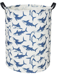 tibaolover shark kids laundry basket front view stores toys and clothes