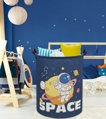 TIBAOLOVER Space Astronaut toy storage bin, keeps play area organized.
