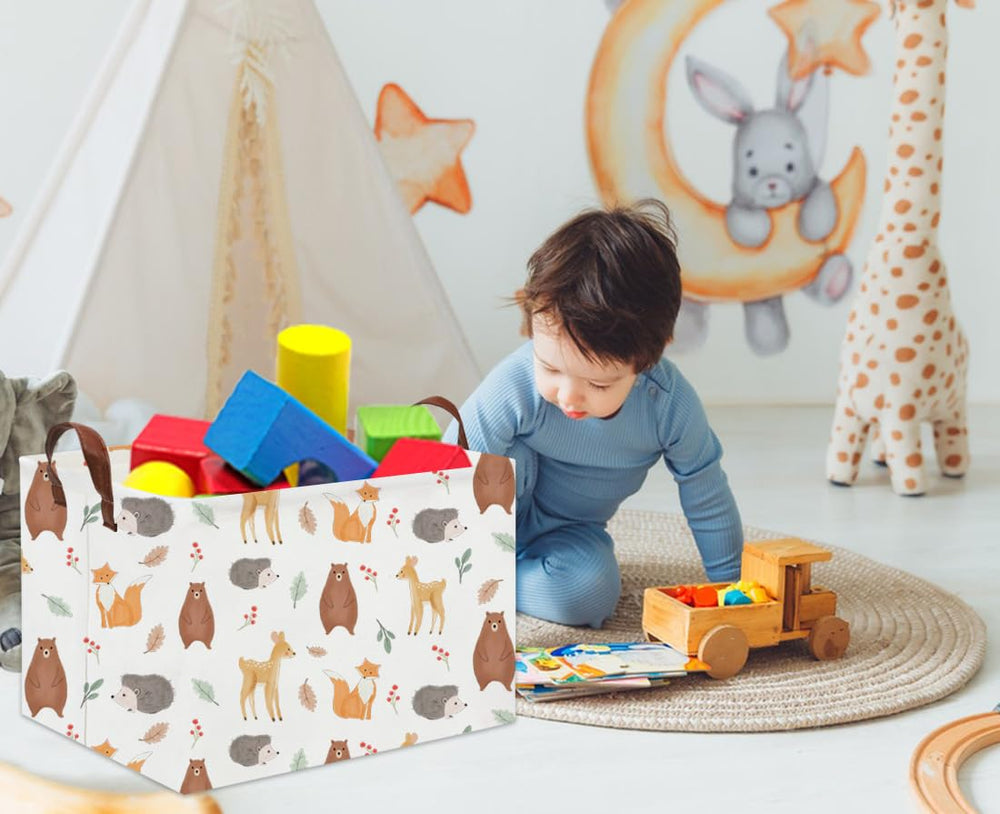 tibaolover toy and clothing storage basket keeps items organized.