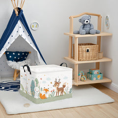 TIBAOLOVER storage basket with waterproof inner keeps fabrics dry during daily chores.