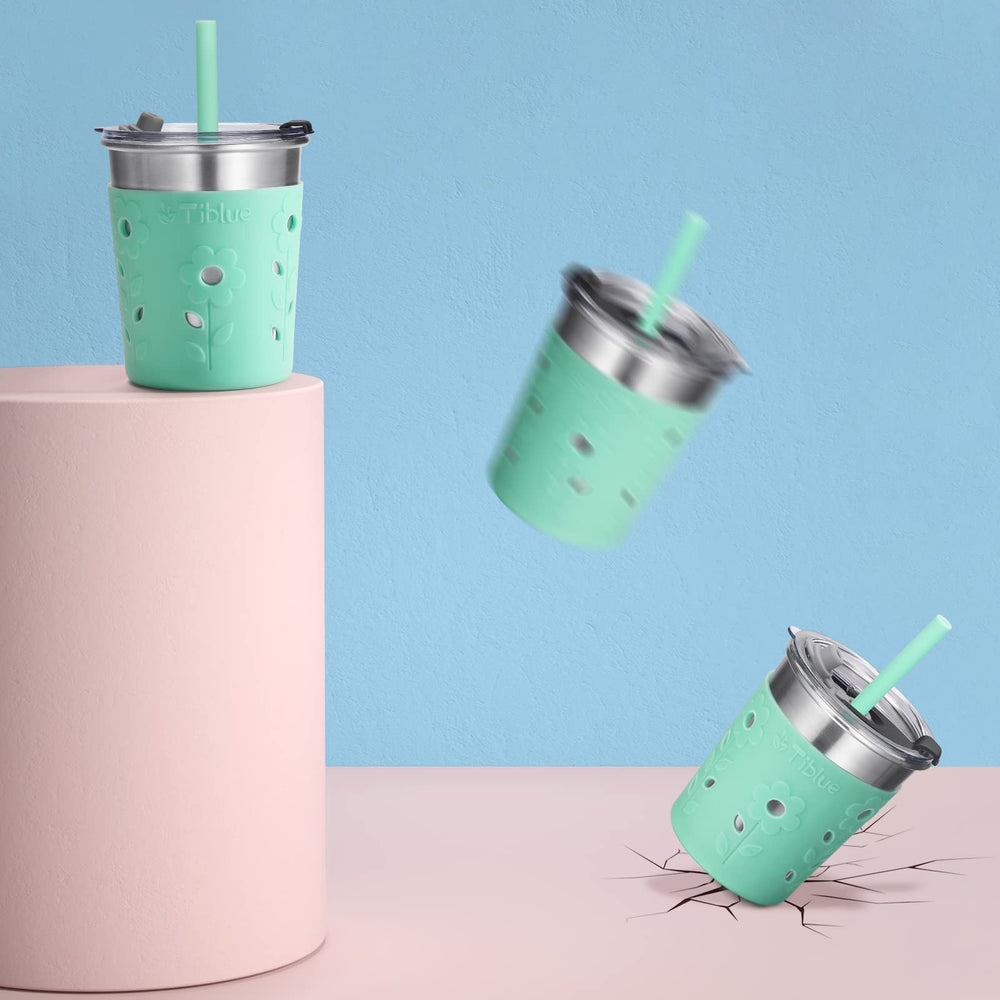Tiblue Kids Cups parts are dishwasher-safe for quick cleanup.
