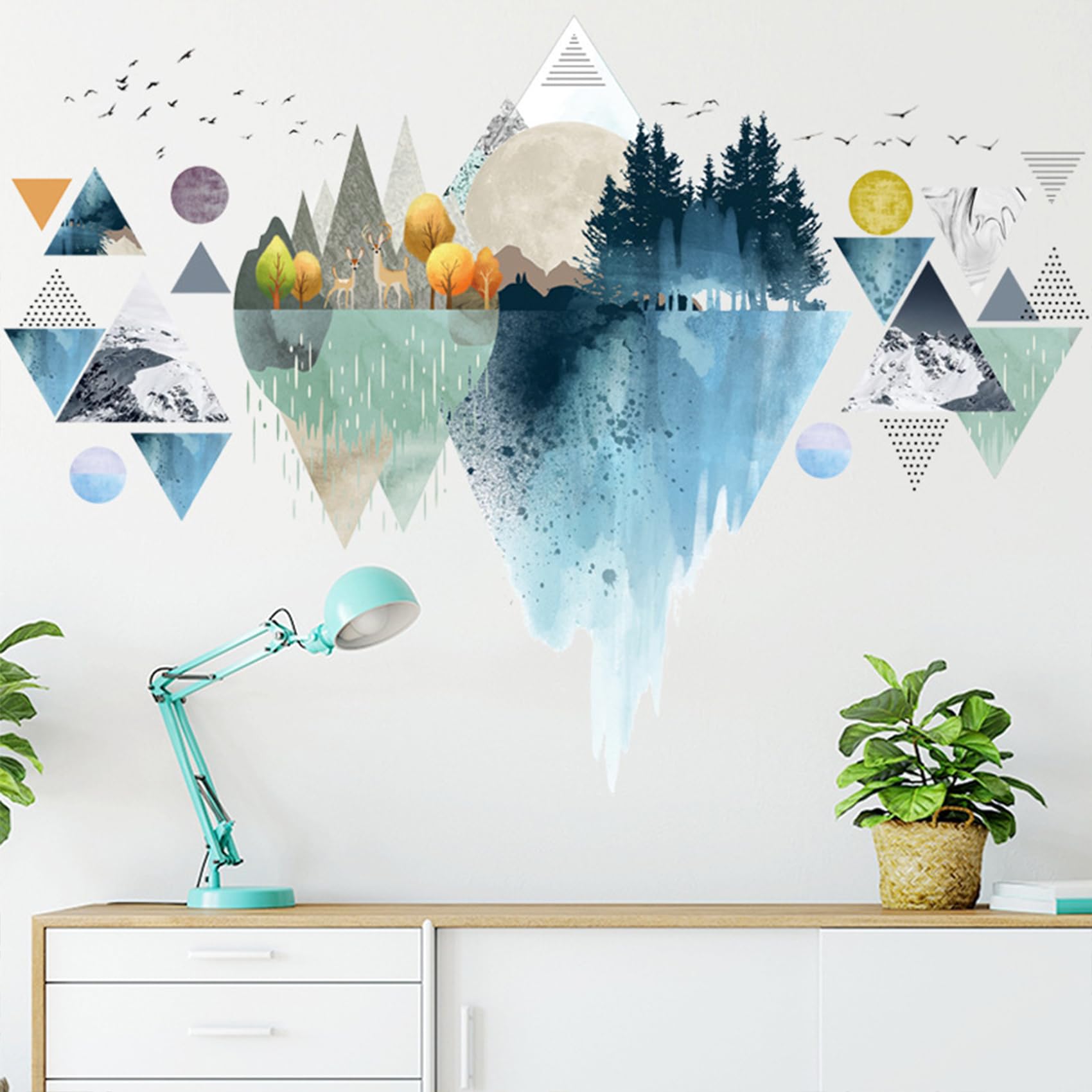 TICAFOU renter-friendly decals remove cleanly for tenants and landlords.