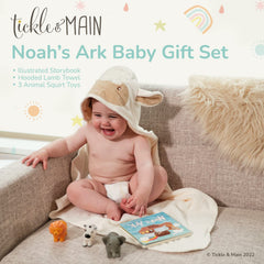 Tickle & Main animal squirt toys set ready for engaging bath play.