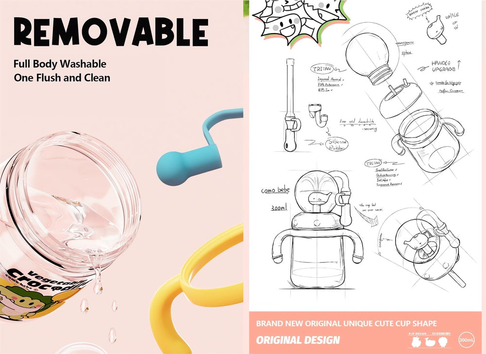 Tictoyo removable parts enable thorough cleaning and quick maintenance.
