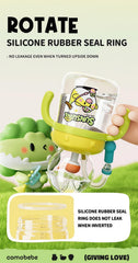Tictoyo weighted straw inside view highlights steady sip from any position.