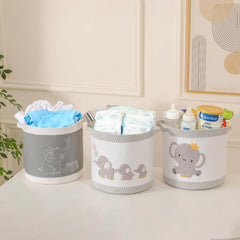 Tidelit baby-toy storage basket handles enable easy transport and quick cleanup