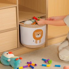 Tidelit cotton rope basket edge demonstrates sturdy structure and keeps shape.