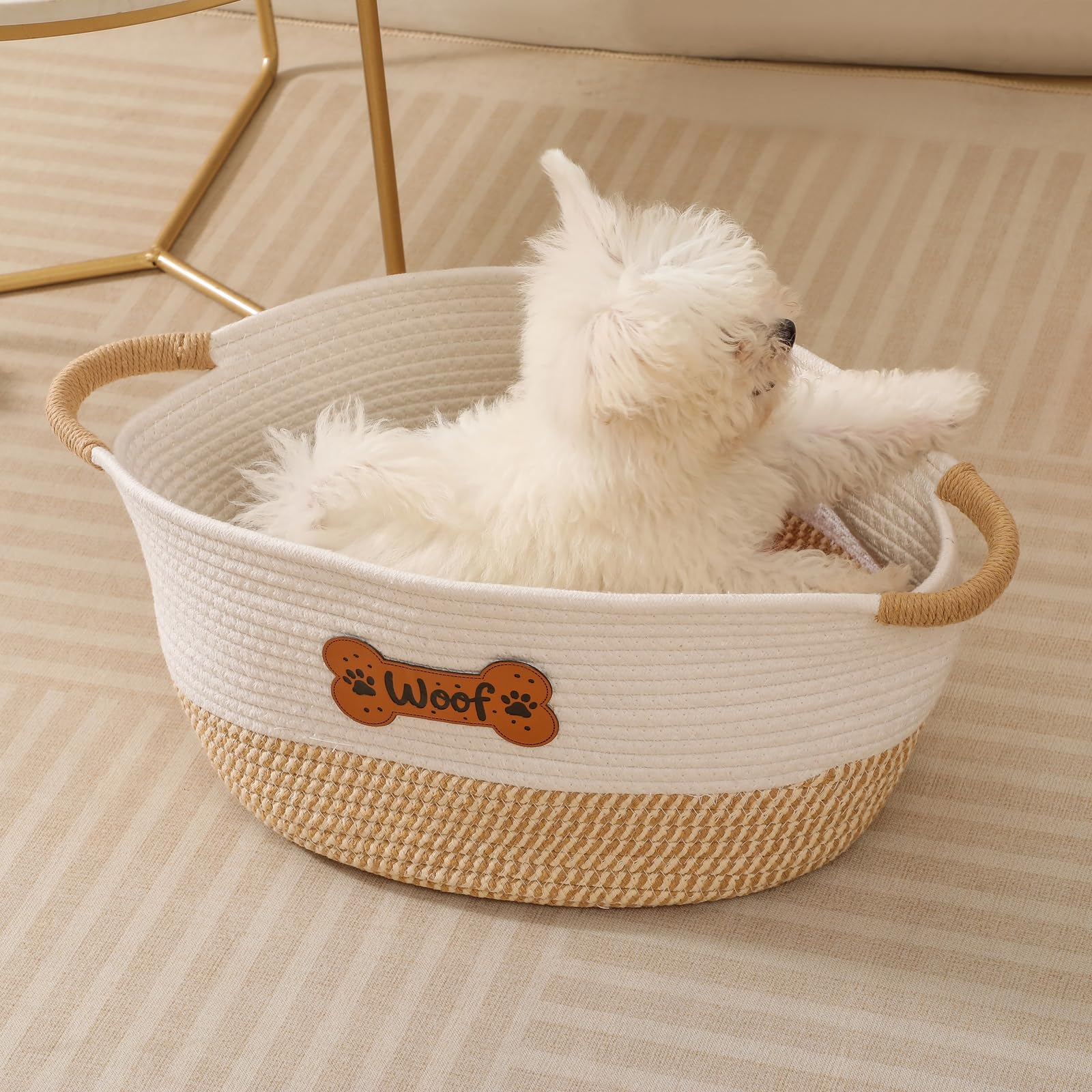 Tidelit dog toy basket sized for toy storage and handy reach