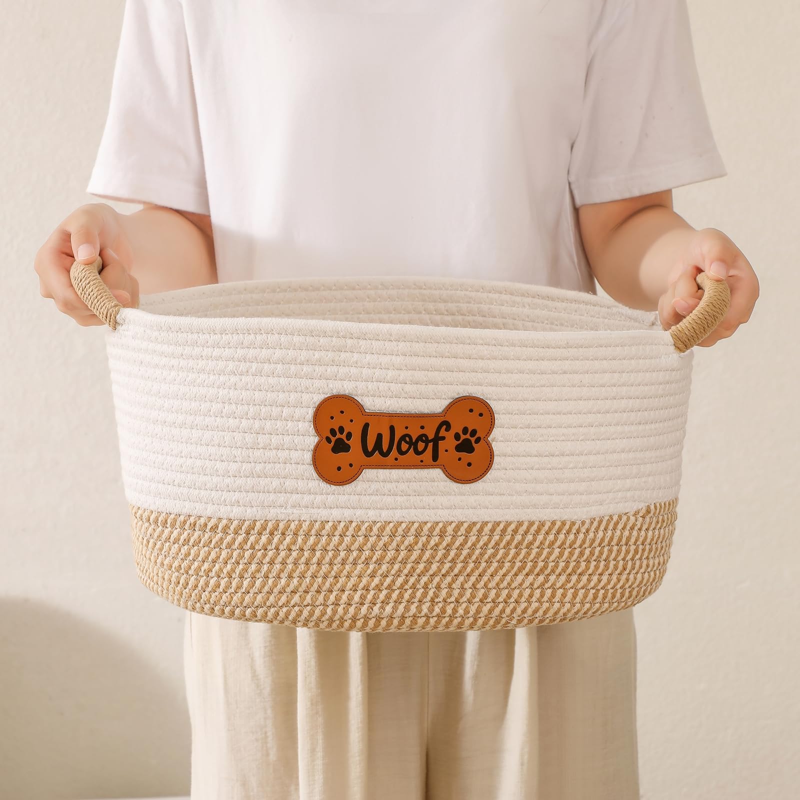 Tidelit dog toy basket in use shows organized toys nearby