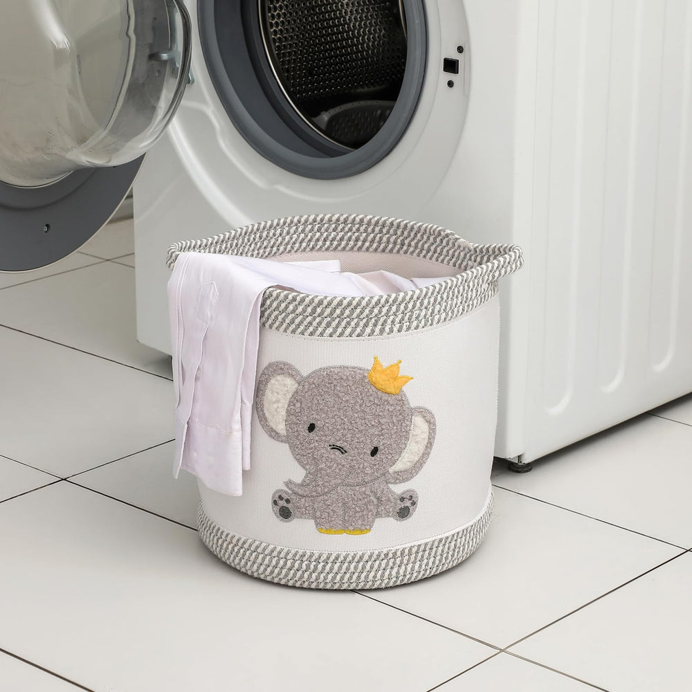 Tidelit elephant-design basket, stylish nursery décor and practical storage solution.