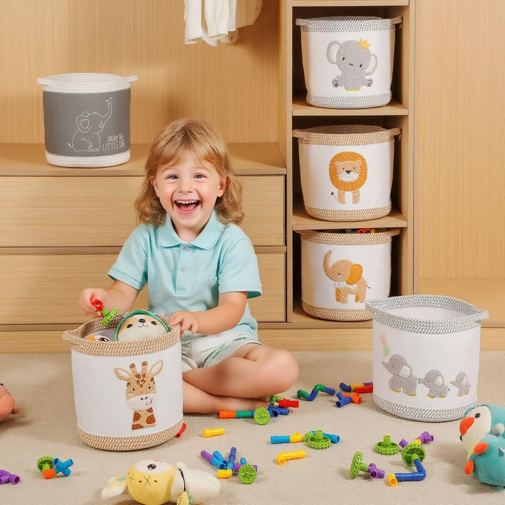 Tidelit foldable nursery laundry hamper offers compact storage when not in use