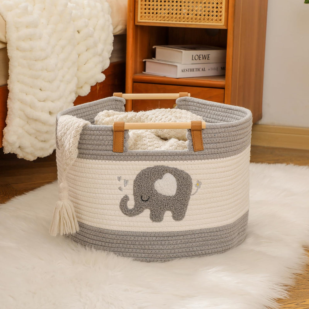 tidelit round basket demonstrates shape recovery after shipping or storage