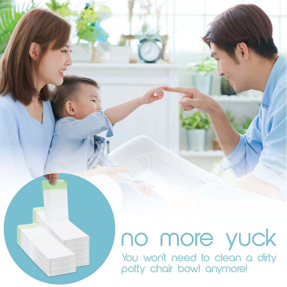 Tidy Tots travel-pack potty liners—great for on-the-go cleanups.