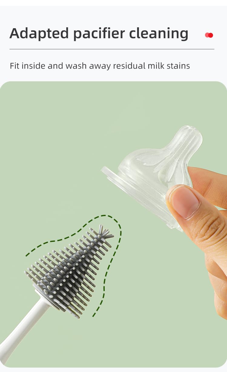 TidyOrbit nipple brush cleans tiny feeding parts with precision and care.