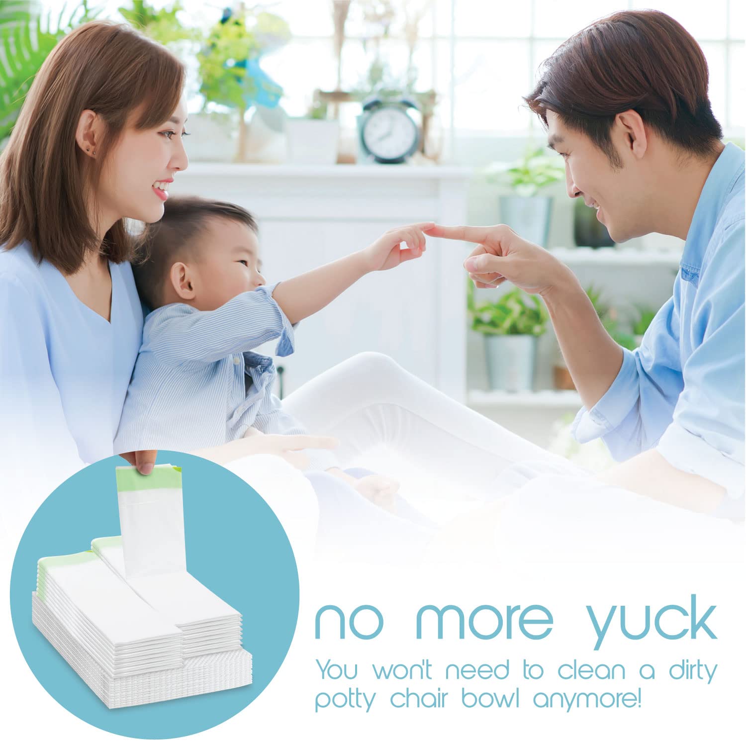 TidyTots liner removal seal demonstrates seal-tight closure for safe disposal.