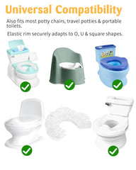 Tiga potty liners leakproof barrier keeps messes contained during training sessions.